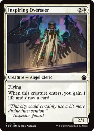 Inspiring Overseer  (FDC-035) - [Commander: Foundations]