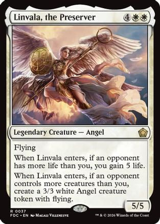 Linvala, the Preserver  (FDC-037) - [Commander: Foundations]