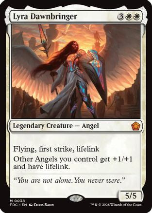 Lyra Dawnbringer  (FDC-038) - [Commander: Foundations]