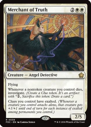 Merchant of Truth  (FDC-039) - [Commander: Foundations]