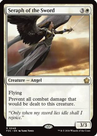 Seraph of the Sword  (FDC-048) - [Commander: Foundations]