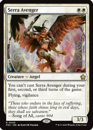 Serra Avenger  (FDC-049) - [Commander: Foundations]