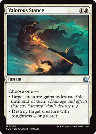 Valorous Stance  (FDC-055) - [Commander: Foundations]