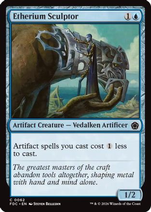 Etherium Sculptor  (FDC-062) - [Commander: Foundations]
