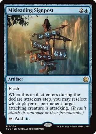 Misleading Signpost  (FDC-069) - [Commander: Foundations]