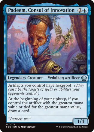 Padeem, Consul of Innovation  (FDC-071) - [Commander: Foundations]