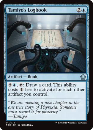 Tamiyo's Logbook  (FDC-076) - [Commander: Foundations]