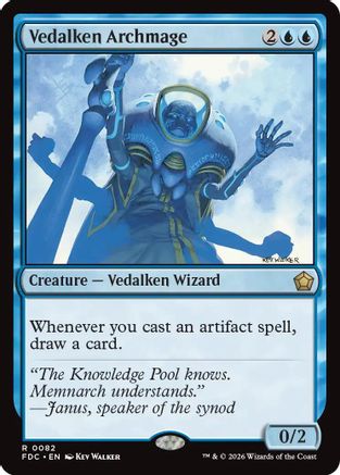 Vedalken Archmage  (FDC-082) - [Commander: Foundations]