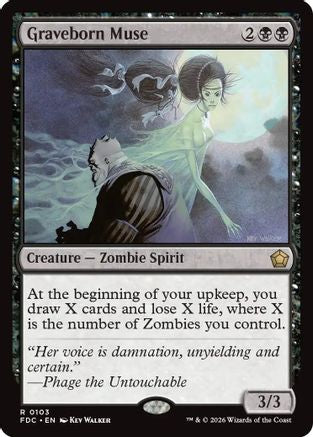 Graveborn Muse  (FDC-103) - [Commander: Foundations]
