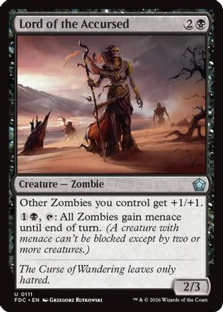 Lord of the Accursed  (FDC-111) - [Commander: Foundations]