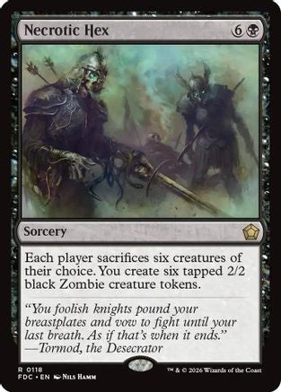 Necrotic Hex  (FDC-118) - [Commander: Foundations]