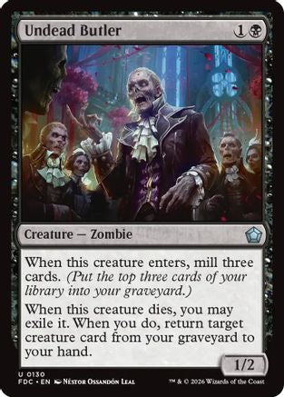 Undead Butler  (FDC-130) - [Commander: Foundations]