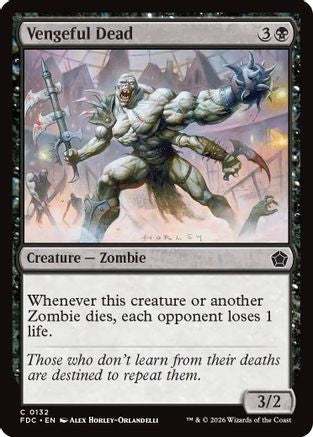 Vengeful Dead  (FDC-132) - [Commander: Foundations]
