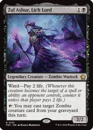 Zul Ashur, Lich Lord  (FDC-135) - [Commander: Foundations]