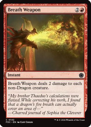 Breath Weapon  (FDC-142) - [Commander: Foundations]