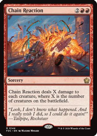 Chain Reaction  (FDC-144) - [Commander: Foundations]