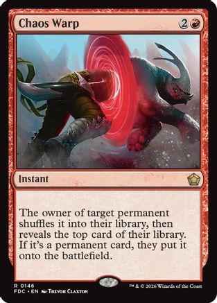 Chaos Warp  (FDC-146) - [Commander: Foundations]