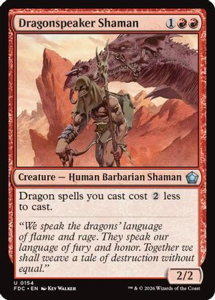 Dragonspeaker Shaman  (FDC-154) - [Commander: Foundations]