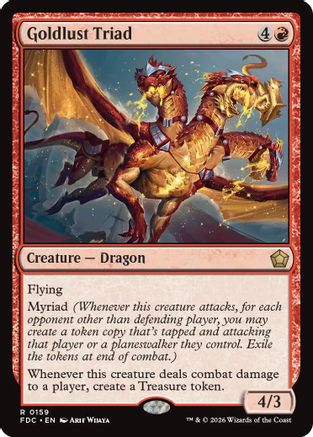 Goldlust Triad  (FDC-159) - [Commander: Foundations]