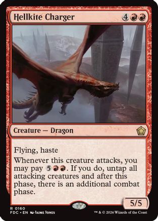 Hellkite Charger  (FDC-160) - [Commander: Foundations]