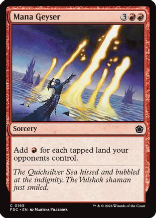 Mana Geyser  (FDC-165) - [Commander: Foundations]