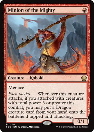 Minion of the Mighty  (FDC-166) - [Commander: Foundations]