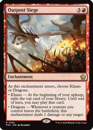 Outpost Siege  (FDC-169) - [Commander: Foundations]