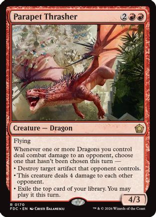 Parapet Thrasher  (FDC-170) - [Commander: Foundations]