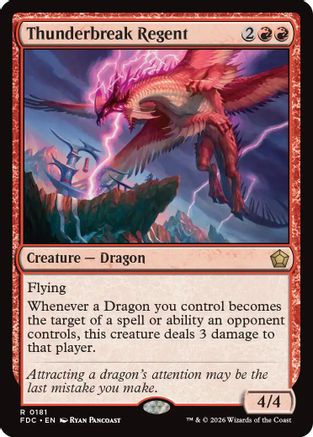 Thunderbreak Regent  (FDC-181) - [Commander: Foundations]