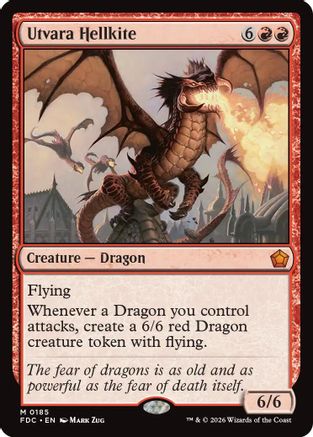 Utvara Hellkite  (FDC-185) - [Commander: Foundations]