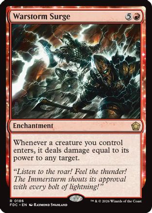 Warstorm Surge  (FDC-186) - [Commander: Foundations]