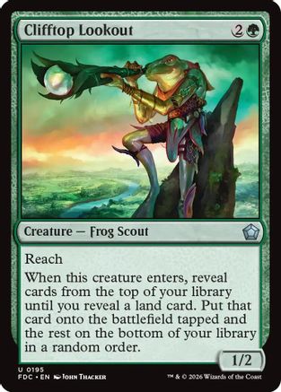 Clifftop Lookout  (FDC-195) - [Commander: Foundations]