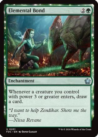 Elemental Bond  (FDC-201) - [Commander: Foundations]