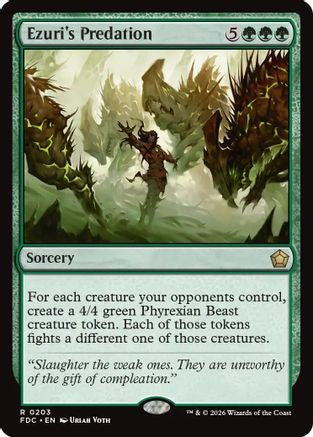 Ezuri's Predation  (FDC-203) - [Commander: Foundations]
