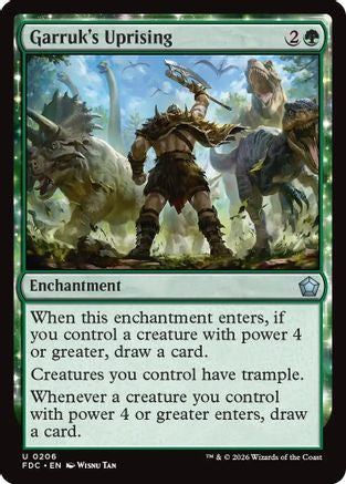 Garruk's Uprising  (FDC-206) - [Commander: Foundations]