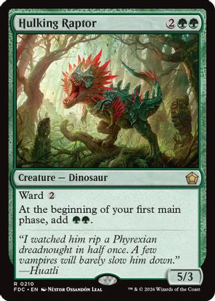 Hulking Raptor  (FDC-210) - [Commander: Foundations]