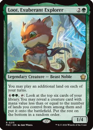 Loot, Exuberant Explorer  (FDC-215) - [Commander: Foundations]