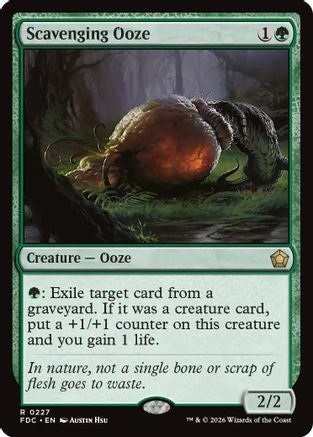 Scavenging Ooze  (FDC-227) - [Commander: Foundations]