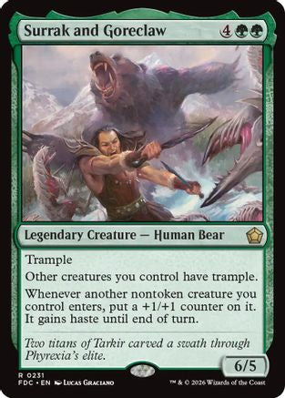 Surrak and Goreclaw  (FDC-231) - [Commander: Foundations]