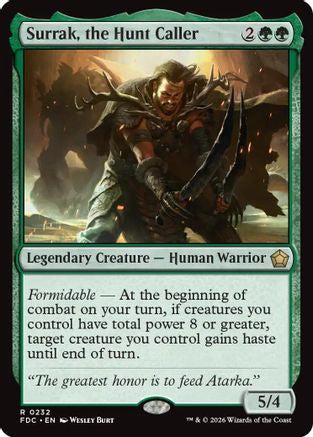 Surrak, the Hunt Caller  (FDC-232) - [Commander: Foundations]
