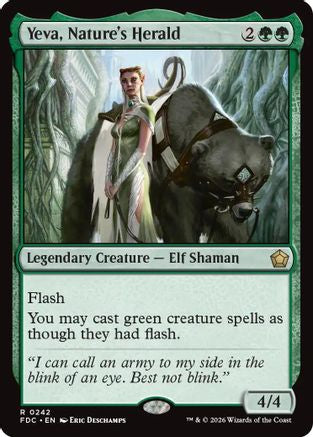 Yeva, Nature's Herald  (FDC-242) - [Commander: Foundations]