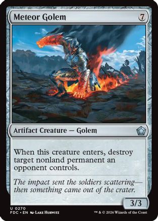 Meteor Golem  (FDC-270) - [Commander: Foundations]