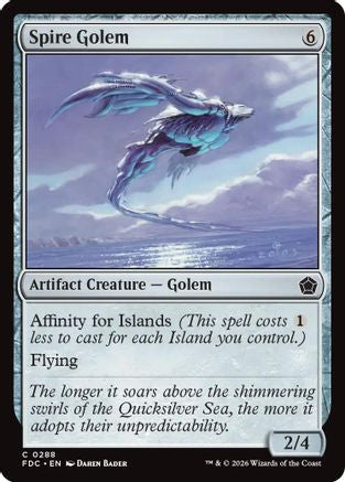 Spire Golem  (FDC-288) - [Commander: Foundations]