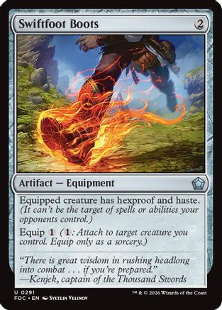 Swiftfoot Boots  (FDC-291) - [Commander: Foundations]