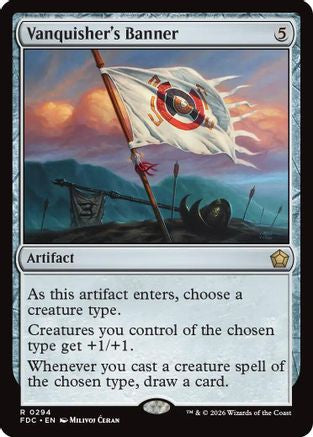 Vanquisher's Banner  (FDC-294) - [Commander: Foundations]