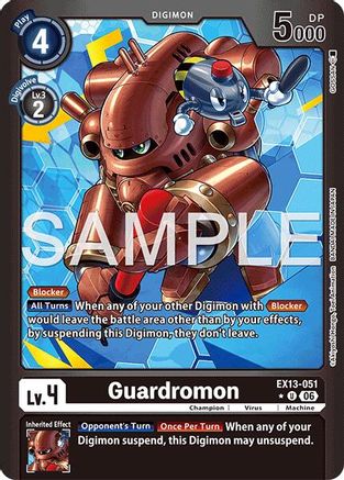 Guardromon (Limited Foil) (EX13-051) - [Chivalrous XIII] Foil