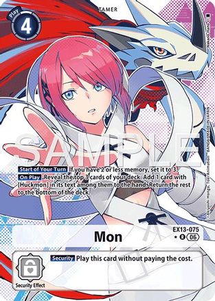 Mon (Alternate Art) (EX13-075) - [Chivalrous XIII] Foil