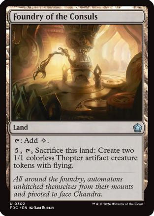 Foundry of the Consuls  (FDC-302) - [Commander: Foundations]