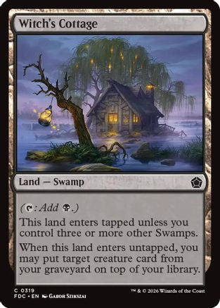 Witch's Cottage  (FDC-319) - [Commander: Foundations]