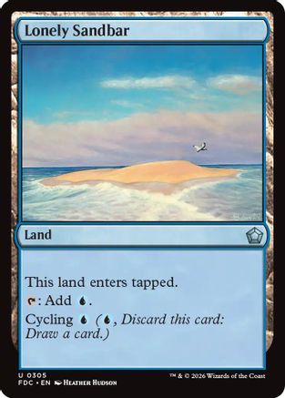 Lonely Sandbar  (FDC-305) - [Commander: Foundations]